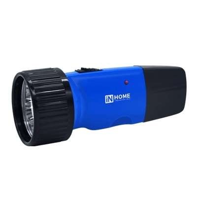  Фонарь аккумуляторный ручной MLA 01-C 5LED 120лм 6ч 2 реж. з/у 230В син. IN HOME 4690612031743 