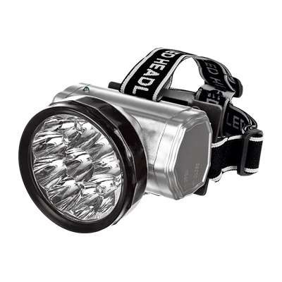  Фонарь налобный аккумуляторный HLA 04M 2Вт 10LED 200лм 10ч 2 реж. з/у 230В метал. IN HOME 4690612031859 