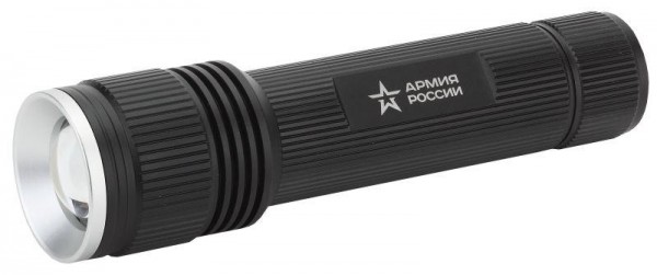  Фонарь MB-901 АРМИЯ РОССИИ универс. Тополь 20Вт алюм. регул. фокус IPX6 6хAA кор. ЭРА Б0030201 