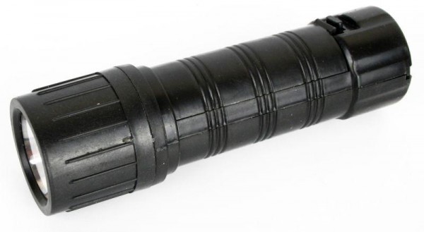  Фонарь 7102-ТН (черн. 1LED 1 реж 2XR03 ; блист-пакет) Ultraflash 11788 