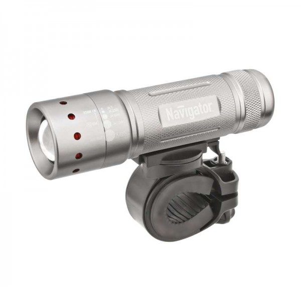  Фонарь 94 964 NPT-B01-3AAA велосипедный 2 крепл. CREE 1LEDх5Вт фокус блист. Navigator 94964 