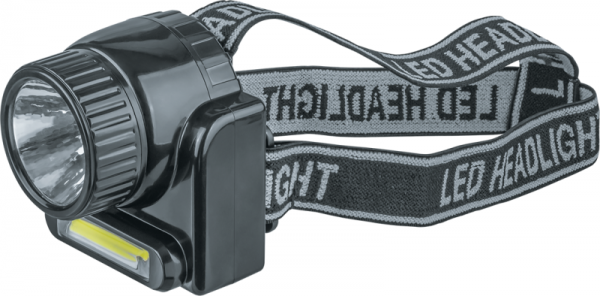  Фонарь 14 486 NPT-H20-ACCUналобный 1COB LED 3Вт+1LED 3Вт Lead-acid 0.5 А.ч Navigator 14486 