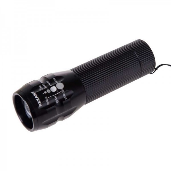  Фонарь алюминиевый RX-90 Zoom (блист.) Rexant 75-0147 
