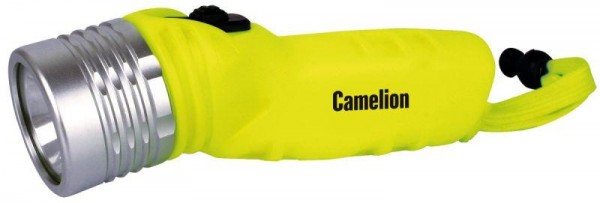  Фонарь LED51534 LED 3W SEOUL 30м 4хLR6 дайв. пласт+алюм. блистер желт. Camelion 13360 