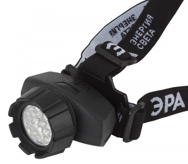  Фонарь GB-605 налобный 23хLED 3хAAA 4 реж. черн. блист. ЭРА Б0031385 