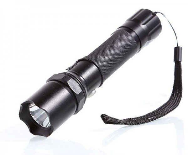  Фонарь E145 (аккум. 220В CREE 3Вт пласт. бокс; черн.) Ultraflash 12352 