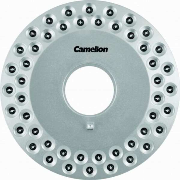  Фонарь LED6248 (светильник 48LED 3хLR6 пласт. серебр.) Camelion 10383 
