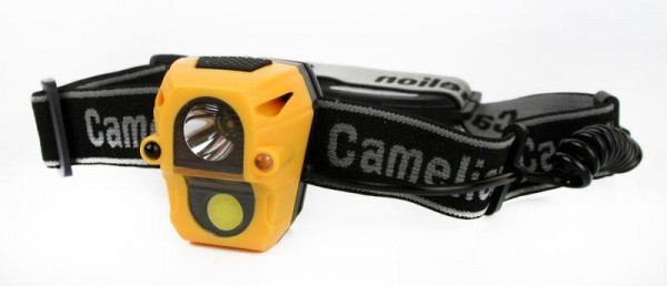  Фонарь налобный LED5376 COB сенсор 6 реж 3XLR03 в компл пласт откр. блистер Camelion 13365 