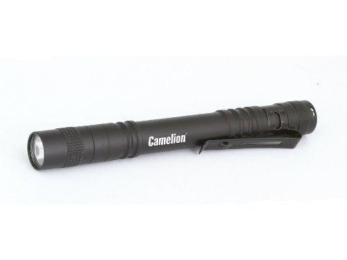  Фонарь LED51517 (LED XPE 3 реж 2хLR03 алюм. блистер черн.) Camelion 12917 