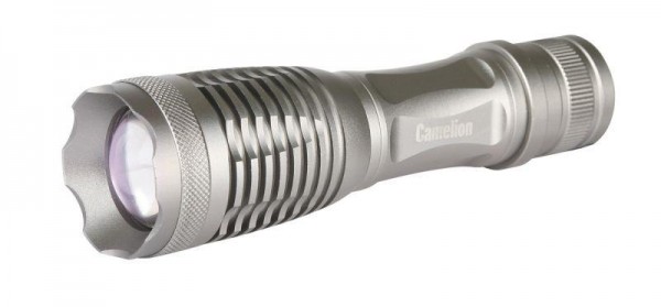  Фонарь LED5137 (LED XML-T6 ZOOM 3 реж 3хLR03 алюм. блистер титан.) Camelion 12974 
