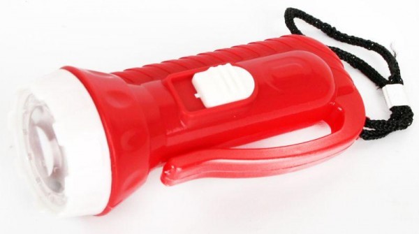  Фонарь 920-TH  (1LED линза 1 режим 3хAG10 в компл. блист-пакет красн.) Ultraflash 12858 