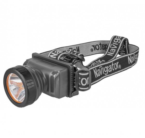  Фонарь 61 284 NPT-H10-ACCU налоб/ 1LEDx2Вт 2 реж акк.3.7В 1.8Ач Navigator 61284 