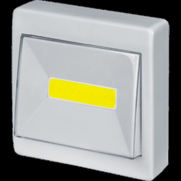  Фонарь 14 231 NPT-PL03-3AAA пласт. пушлайт 1COB LEDx3Вт 1реж. Navigator 14231 