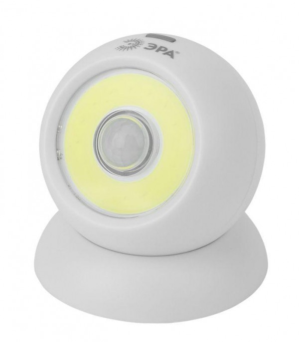  Фонарь SB-802 подсветка с датчиком движения Сфера-2 COB 3хAAA 360г магнит карт (20/80/336) ЭРА Б0036608 