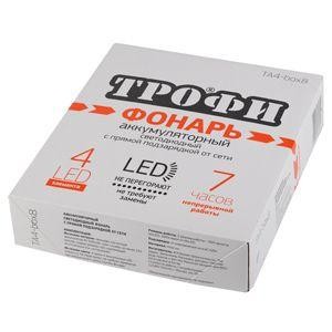  Фонарь TA4-box8 аккум. 4В 0.5А.ч 4хLED ПРОМО-бокс (уп.8шт) Трофи Б0004985 