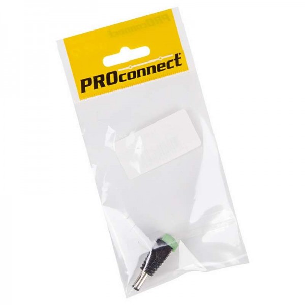  Разъем питания штекер 2.1х5.5 с клеммной колодкой (инд. упак.) PROCONNECT 14-0314-4-7 