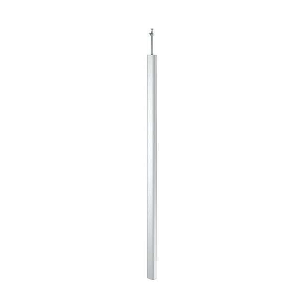  Колонна электромонтажная 3.3-3.5м 2-х сторонняя Modul45 80х130х3300мм ISSDM45RW алюм. бел. OBO 6289970 