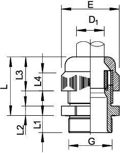  Ввод кабельный взрывозащищенный VTEC Eх PG48 SW OBO 2050102 