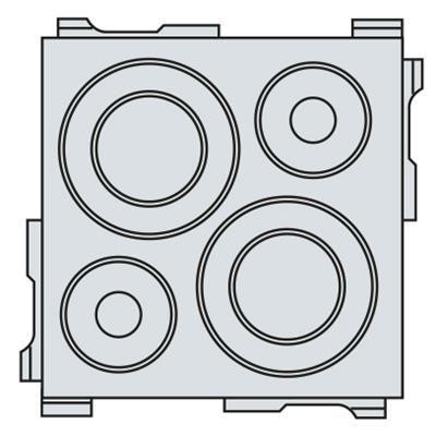  Сальник 68х68 d2(10-20)+2(20-30) (уп.10шт) ABB EV0124 