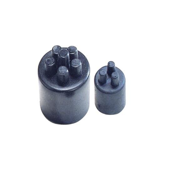  Заглушка с отверстиями EK нейлон 6 d5мм EK05 черн. (уп.500шт) ABB 7TCA298010R0413 