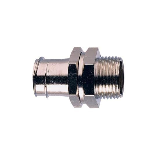  Фитинг Adaptasteel SPB A d16мм M20 SPB16/M20/A прямой никелированная латунь серебр. (уп.10шт) ABB 7TCA296040R0167 