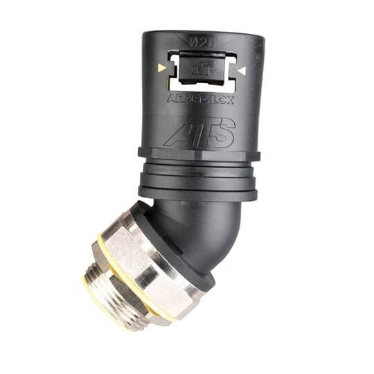  Фитинг AT 45град. пласт.+метал d54 M63 черн./желт. ABB 7TCA296170R0788 