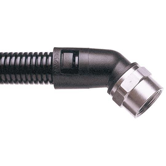  Фитинг ALS 45град. пласт.+метал d34 M32 черн. (уп.10шт) ABB 7TCA296000R1360 
