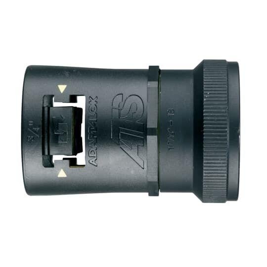  Фитинг AT прямой пласт.+алюм. d13 U088 черн. (уп.10шт) ABB 7TCA296170R0055 