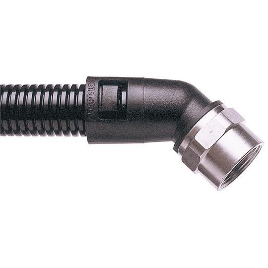  Фитинг Adaptalok AL 45град. нейлон d16мм PG13 AL16/PG13/SF45/BL черн. (уп.10шт) ABB 7TCA296000R0459 