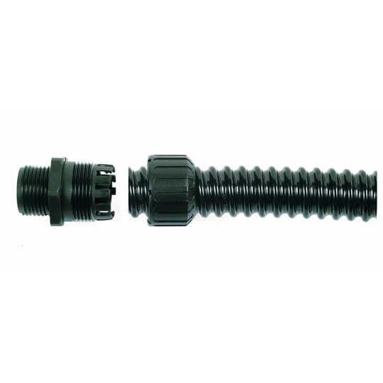  Фитинг XF прямой пласт. d16 M16 черн. (уп.10шт) ABB 7TCA296060R0105 