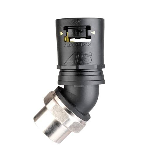  Фитинг AT 45град. пласт.+метал d42 M40 черн./желт. (уп.2шт) ABB 7TCA296170R0644 