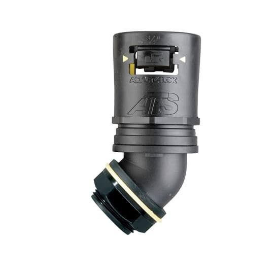  Фитинг AT 45град. пласт. d42 125 черн./желт. (уп.2шт) ABB 7TCA296170R0865 
