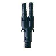  Фитинг AL 3-сторонний пласт. d21-2хd16 черн. (уп.10шт) ABB 7TCA296000R0741 