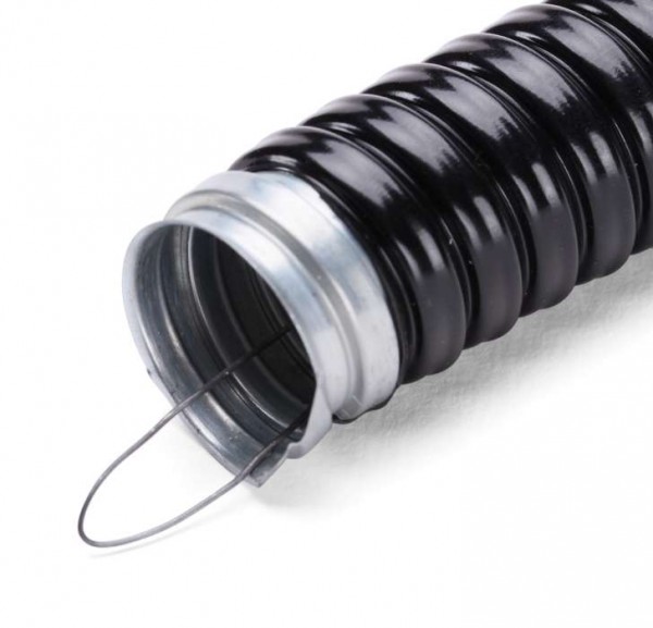  Металлорукав Р3-ЦПнг-LS 12 d12мм с протяжкой (уп.20м) Fortisflex 77892 