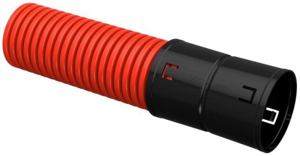  Труба гофрированная двустенная ПНД d90мм SN8 красн. (уп.100м) ИЭК CTG12-090-K04-100-R 