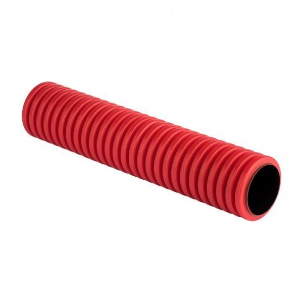  Труба гофрированная двустенная ПНД d40 с протяжкой SN13 красн. (уп.50м) EKF tg2st-40-50m 