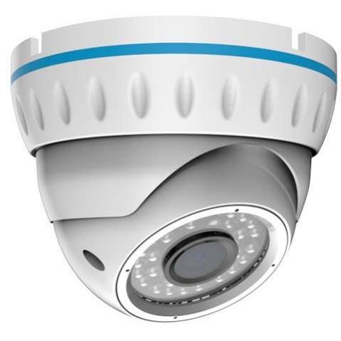  Камера купольная IP 2.1Мп Full HD (1080Р) объектив 2.8-12мм ИК до 30м PoE + Звук Rexant 45-0272 