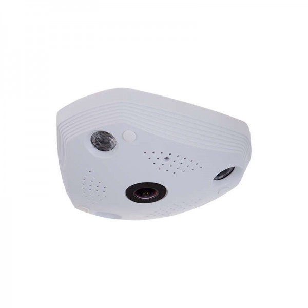  Камера панорамная AHD 1.3Мп (960P) объектив Fish Eye 1.29 мм (180/360град.) с ИК до 100кв.м. 45-0278 