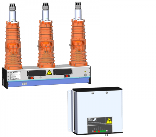  Выключатель вакуумный Optimat BB-10-20/1000-У2-330 с блоком управления Optimat BU-41-У2 КЭАЗ 278764 