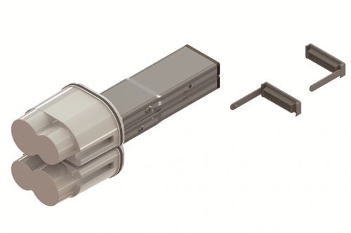  Элемент питающий + заглушка тип 1 Cu 2P+2P/4P+4P/4P+2P 25А DKC LTC25FFED3AA000 