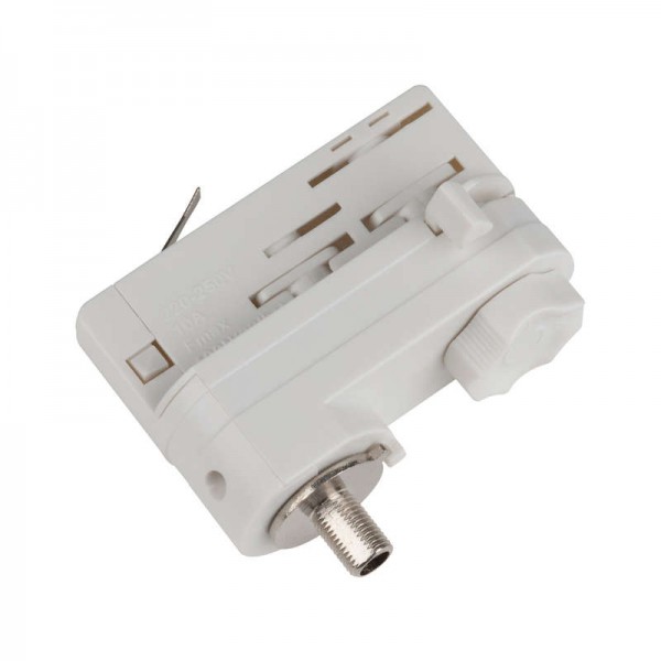  Адаптер для 3ф шинопровода UBX-A61 WHITE 1 POLYBAG бел. полиэтил. пакет Uniel 09787 
