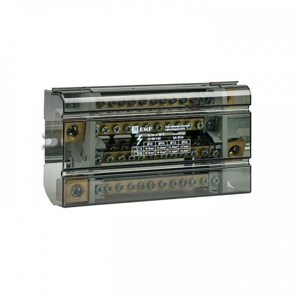  Блок распределительный (кросс-модуль) 160A (4x12) PROxima EKF db-160-4x12 