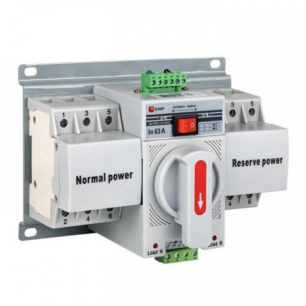  Устройство АВР МСБ 3п C 63А 400В PROxima EKF ats-mcb-63c-3p-pro 