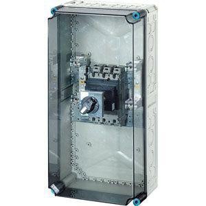  Корпус пластиковый Mi 300х600х262 с силовым авт. выкл. IP65 сер. с прозр. крышкой Mi 7432 HENSEL 20001187 