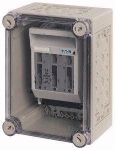  Щит изолированный с предохранителями NH00 100А 3p 250х187 5х150мм GSTA00/I23E EATON 048752 