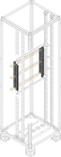  Держатель шинный 3/185 для 60х10 ABB ZX551 