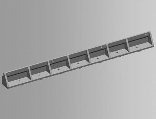  Держатель для 4-х шин ABB ZX641 
