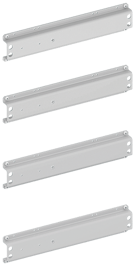  Комплект держателей верт. шины PE ABB PPHV44 