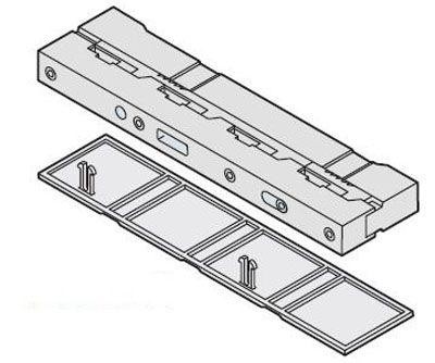  Держатель плоской шины 250-630А (уп.2шт) ABB BP0630 