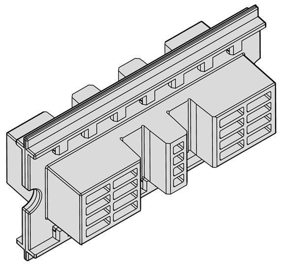  Держатель шины медной L=100мм (уп.24шт) ABB 1STQ007428A0000 